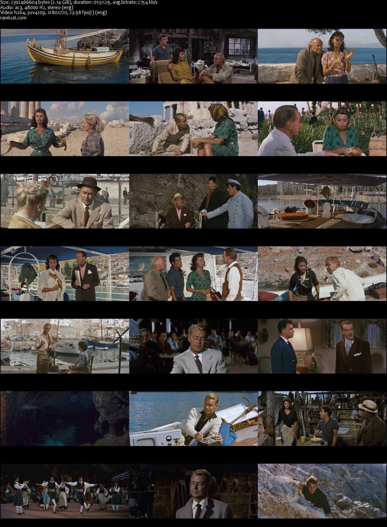 Boy on a Dolphin (1957) Rarelust